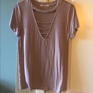 Blush stylish tee